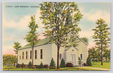 Camp Robinson Maneuver Training Center, Armstrong Chapel AK c1940 Postcard picture