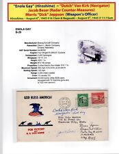US ATOMIC BOMB - HEROSHIMA - VAN KIRK, JACOB BESER, JEPPSON SIGNED 1943 COVER 6 picture