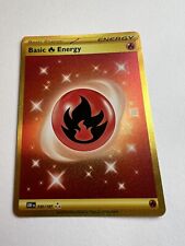 Pokemon Gold Fire Basic Energy Card 230/197 Obsidian Flames Ultra Rare picture