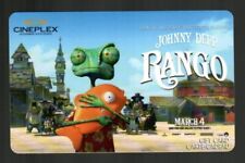 CINEPLEX ( Canada ) Rango ( Eng ) 2011 Gift Card ( $0 ) picture