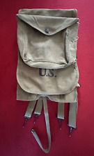 WW1 US M1910 Haversack Military Pack WWI Canvas Khaki Dated 1918 picture