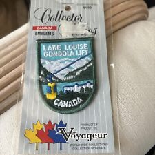 VTG LAKE LOUISE Gondola Lift Canada Sew On Patch picture