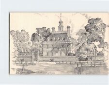 Postcard Governor's Palace Williamsburg Virginia USA picture