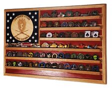 US Army 25th Infantry Division Challenge Coin Display Flag 70-100 Coins Trad picture