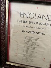 ENGLAND ON THE EVE OF INVASION ( To The Refrain Of A Dead Poet) Poem By Alfred N picture