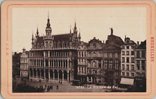 c1900 Bruxelles Brussels The King's House Photo Cabinet Card Photograph J N Br picture