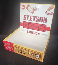 Vintage STETSON Panatela Cigar Box 6 Cents Cardboard S. Frieder & Son Co. Phila. picture