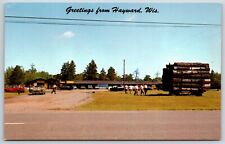 Postcard The North Wisconsin Logging Camp At Historyland Hayward WI Unposted picture