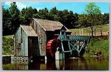 Guildhall Vermont Vt Old Mill And Water Wheel Photo By John Somers Unp Postcard picture
