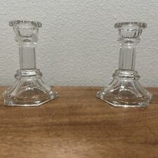 🕯️Vintage Glass Candlestick Holders - Optimal For Valentines Day 2024 💝 picture