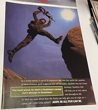 Vintage Ad  U. S. Army “Be All You Can Be” picture
