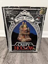 Creepy Hollow Lighted Grave Yard Crypt House Bat Flying Ghoul HALLOWEEN Dept. 56 picture