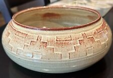 Vintage Lakota Sioux Pine Ridge Pottery - Beautiful Large Bowl - O. Cottier picture
