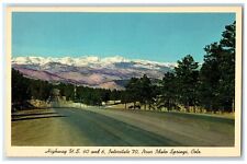 c1930's Highway US 40 And 6 Interstate 70 Near Idaho Springs CO Vintage Postcard picture