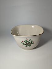 Lenox Holiday Holly Treat Bowl 2544756 With A Bag Of Olio Christmas Potpourri picture
