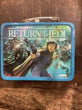 Star Wars Return of the Jedi  Thermos Metal Lunch Box  1983 Thermos NOT included picture