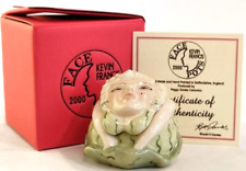 VERY RARE KEVIN FRANCIS MARILYN MONROE (GREEN) CERAMIC FACE POT - EDITION OF 1 picture