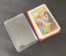 VTG Sexy Woman of the Night in a Stage Coach 54 Card Deck Poker Blackjack picture