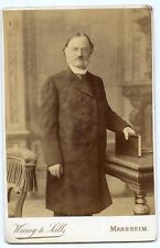 Cabinet Photo - Germany, Mannheim-Man Standing,Dress Jacket,Glasses,Sideburns  picture