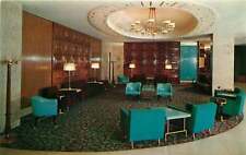 Postcard Hotel Faust Lobby Lounge, Rockford, Illinois - circa 1950s-1960s picture