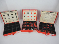 P & M Mfg Co, Plumbing, Faucet Repair, Washer Assortment, 3 Vtg Boxes w Contents picture