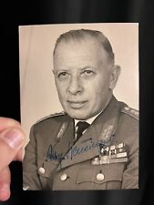 General Adolf Heusinger - German General Officer - World War 2 - Signed Photo picture