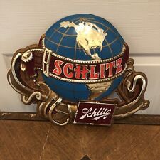 Vintage 1976 Schlitz Plastic Sign with Cardboard Backing picture
