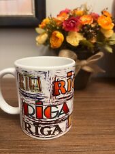 Colorful Mug RIGA Latvia NEW Souvenir Gift Quality Europe Travel Cup Coffee  picture