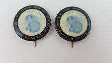 Rare Vtg Lot 2 Mansfield OH Sesquicentennial Stockades To Satellites Pinback H9 picture