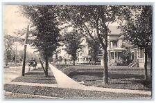 Grand Forks North Dakota ND Postcard Reeves Avenue Residence Section c1910's picture