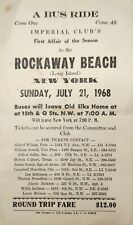 1968 Imperial Club Event Rockaway Beach NY Long Island Elks Flyer picture