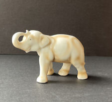 Erphila Vintage Ceramic Elephant Matte White Tan Porcelain German Germany Rare picture