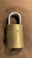 Vintage Brass Wilson Bohannan Lincoln Park Zoo LPZ Chicago Logo WB Padlock picture
