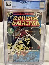 Battlestar Galactica #1 (March 1979, Marvel Comics) Rare, CGC Graded (6.5) picture