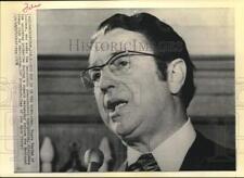 1972 Press Photo Senator Vance Hartke announces presidential candidacy picture