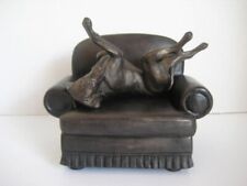 Tony Acevedo Figure Weimaraner Couch Potato Numbered 78/350 Signed 6 x 4 x 5 in. picture