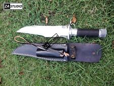 ZAS Predator MCS Knife Handmade Knife Bowie Tactical knife & Leather Sheath picture