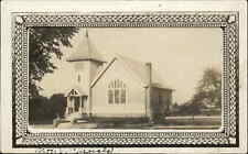 Church - Spencer MA Massachusetts Cancel c1910 Real Photo Postcard picture