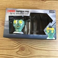 Noki Zombie Eggpocalypse Egg Cup, Spoon & Toast Cutter Set New In Box Breakfast picture