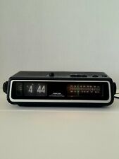 Precor 990 Flip Alarm Clock AM/FM Digital Radio Sleep Mode Vintage Rare WORKING picture
