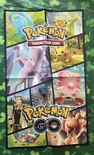 POKEMON GO PROMO FOLDED POSTER 14” X 24” 2022 PIKACHU MEWTWO CHANCEY AIPOM TCG picture