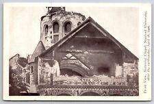 1906 Earthquake & Fire Stanford University Memorial Chapel California Postcard picture