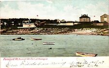 Ruins of Old Fort at Pemaquid ME Undivided Postcard c1905 picture