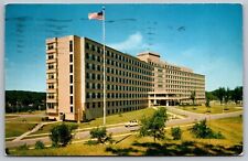 New United States Veterans Administration Hospital Medical Center Flag Postcard picture