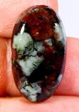 15 Ct Natural Russsian Pink Red EUDIALYTE Oval Cabochon Untreated Gemstone A304 picture