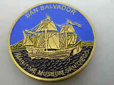 SAN SALVADOR MARITIME MUSEUM SAN DIEGO CHALLENGE COIN picture