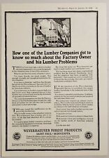 1926 Print Ad Weyerhaeuser Forest Products Saint Paul,Minnesota  picture