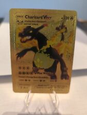 Pokémon Charizard VMAX HP 330 Claw slash G-Max Wildfire Gold Foil Fan Art Card picture