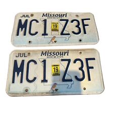 Missouri License Plate 2019 - 