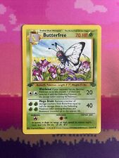 Pokemon Card Butterfree Jungle 1st Edition (D) Uncommon 33/64 Light Play picture